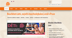 Desktop Screenshot of beachklubladvi.cz