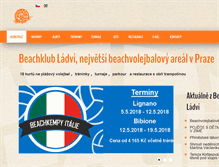 Tablet Screenshot of beachklubladvi.cz